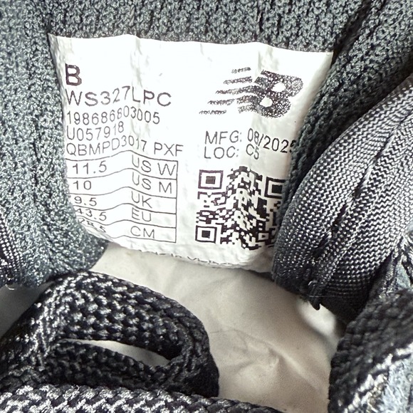 New Balance 327 Black Gum Leopard Cheetah Womens 11.5 Sneaker Animal Print Shoes - Picture 14 of 16